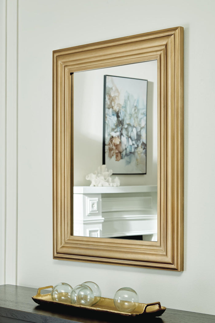 Keneriah - Accent Mirror - Gold Finish image 2