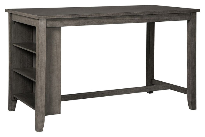 Caitbrook - Rectangular Dining Room Counter Table - Gray image 1