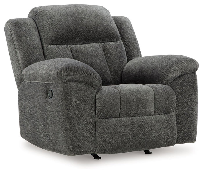 Frohn - Rocker Recliner - Fabric - Graphite image 1