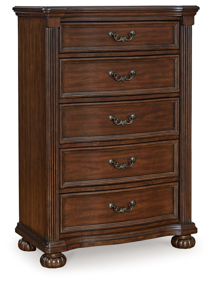 Lavinton - Five Drawer Chest - Brown image 1