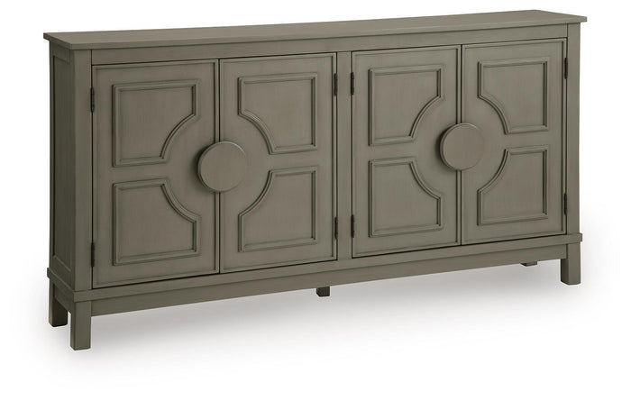 Darlock - Accent Cabinet - Warm Gray image 1