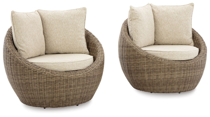 Danson - Swivel Lounge With Cushion image 1