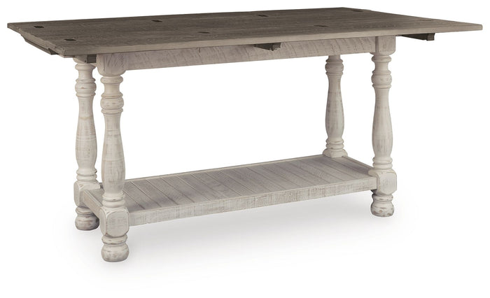 Havalance - Flip Top Sofa Table - Gray / White image 1