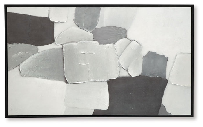 Adilson - Wall Art - White / Gray / Black image 2