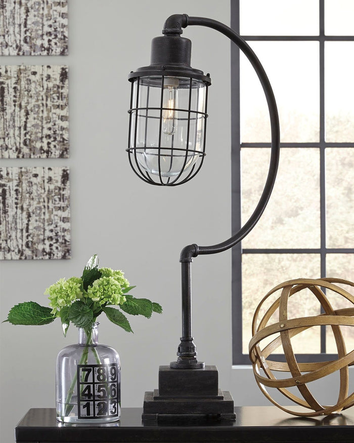 Jae - Metal Desk Lamp  - Antique Black image 2