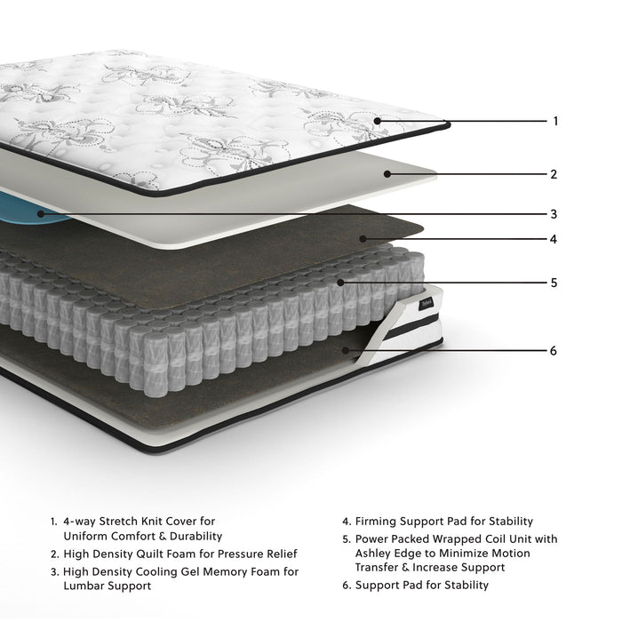Chime 10 Inch Hybrid - Medium Hybrid Mattress image 2