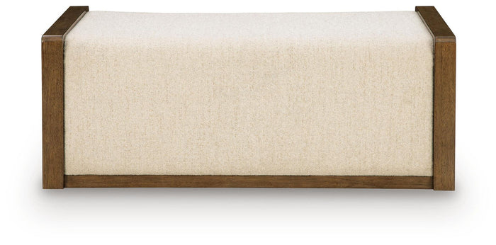 Marxmore - Upholstered Ottoman With Storage - Brown image 4