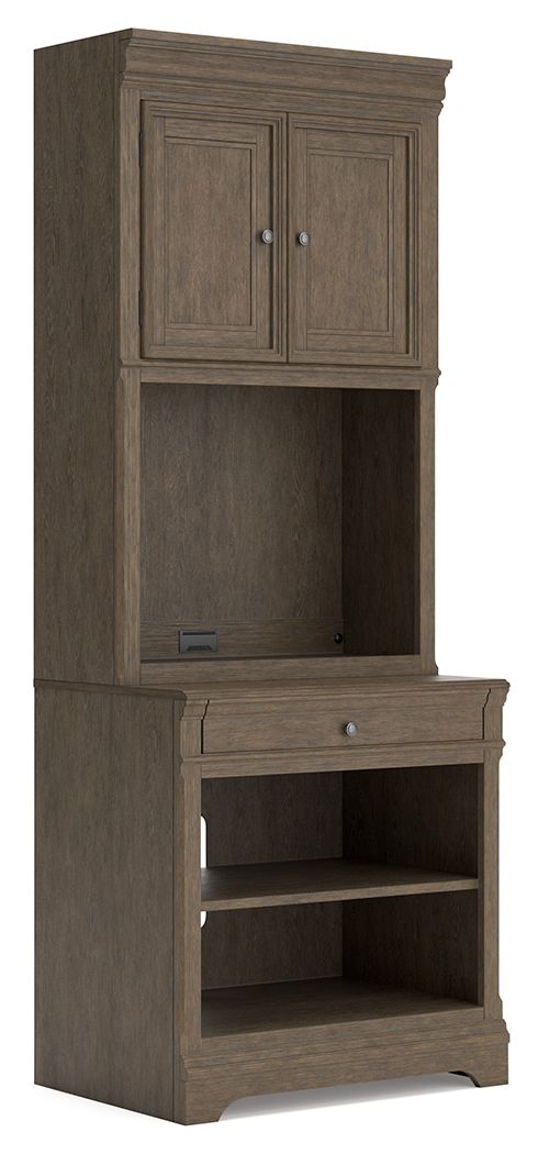 Janismore - Bookcase - Weathered Gray image 1