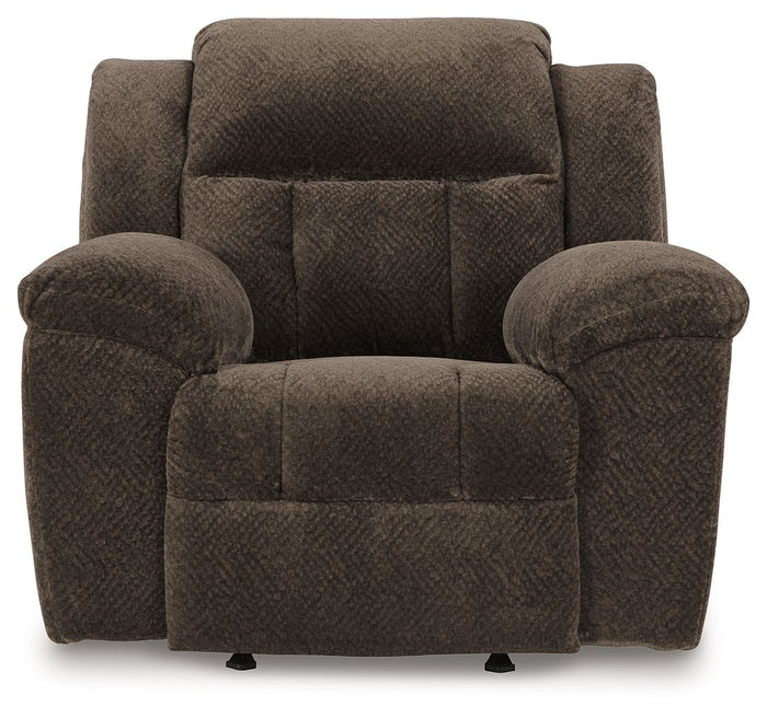 Frohn - Rocker Recliner - Fabric - Chocolate image 3
