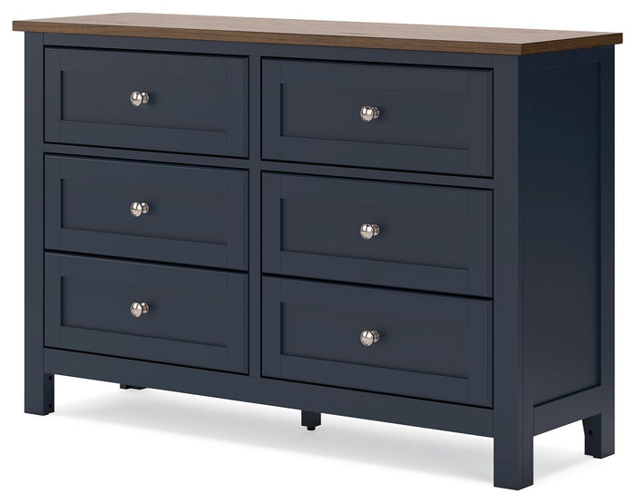 Landocken - Dresser - Brown / Blue image 2