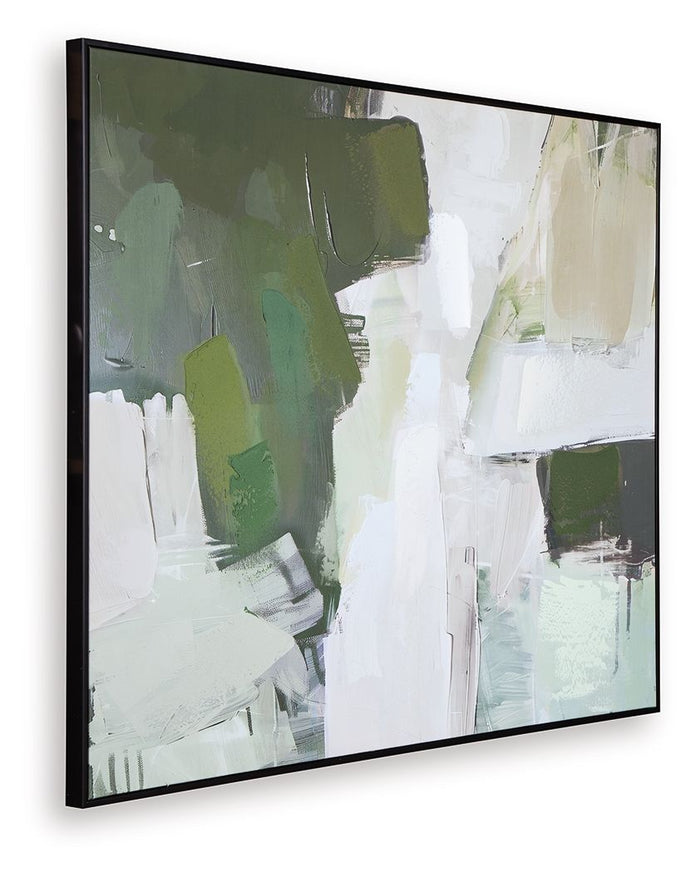 Vinick - Wall Art - Green / Gray / White image 4