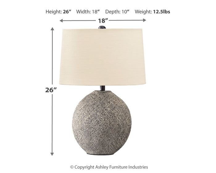 Harif - Paper Table Lamp  - Beige image 2