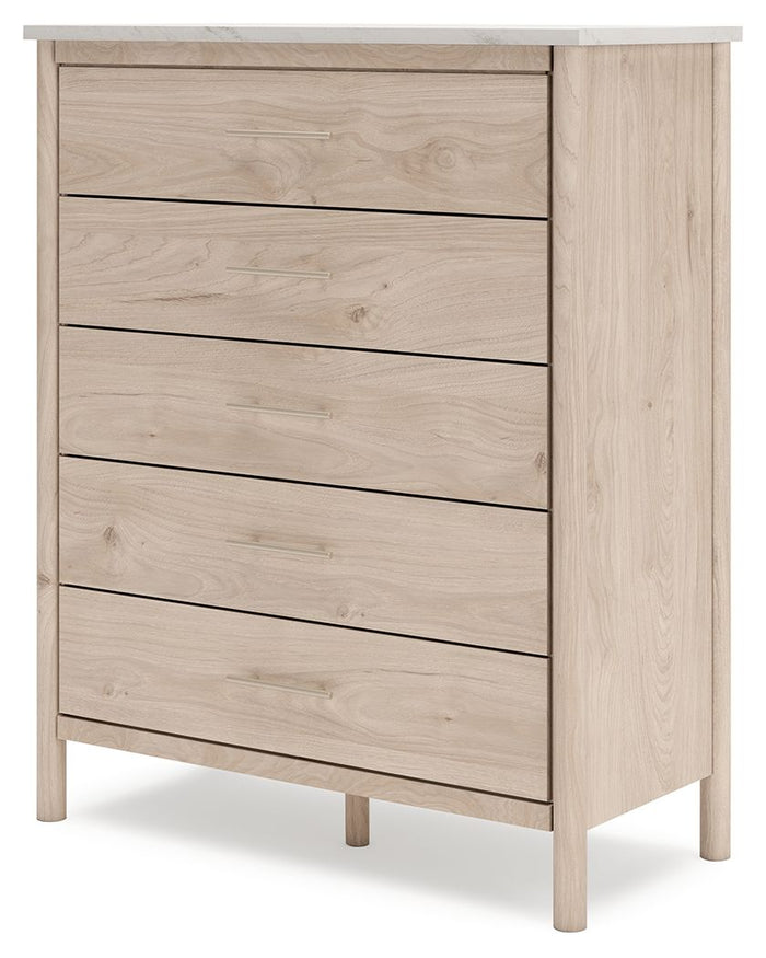 Cadmori - Five Drawer Wide Chest image 2