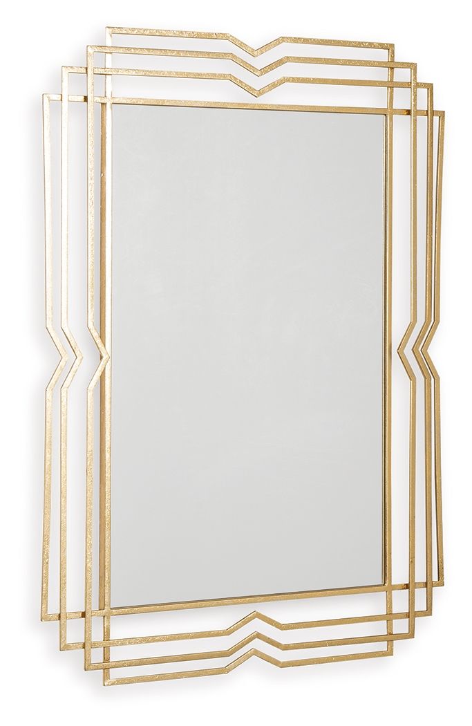 Claybrook - Accent Mirror - Gold Finish image 2
