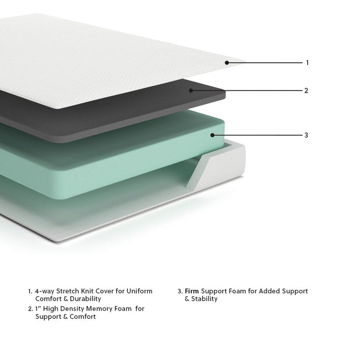 Chime 8 Inch Memory Foam - Medium Memory Foam Mattress image 3