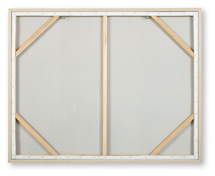 Worthney - Wall Art - Blue / White / Brown image 3