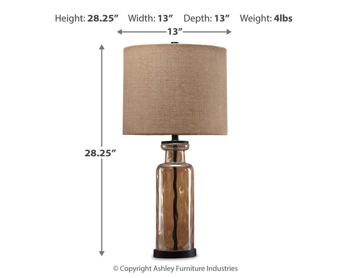 Laurentia - Glass Table Lamp  - Champagne image 3