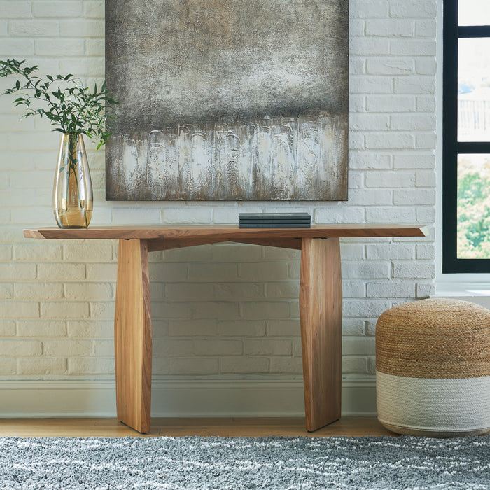 Holward - Console Sofa Table - Natural image 2