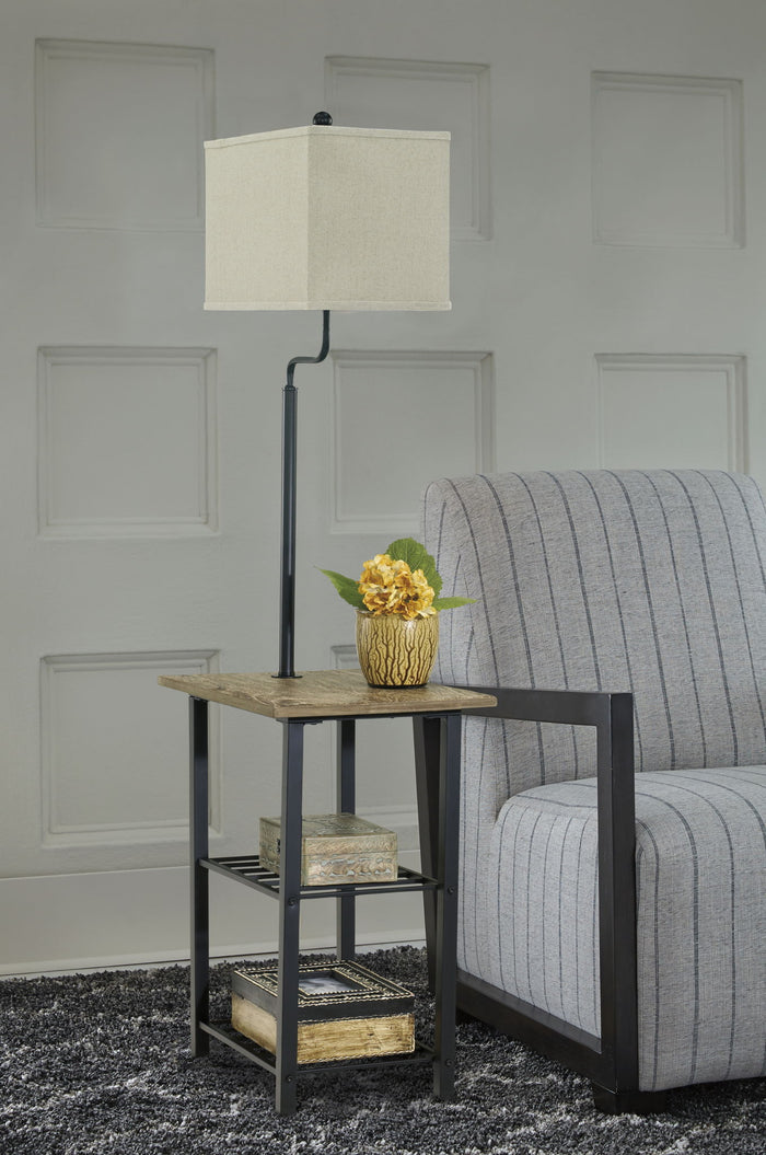 Shianne - Metal Tray Lamp  - Black image 3