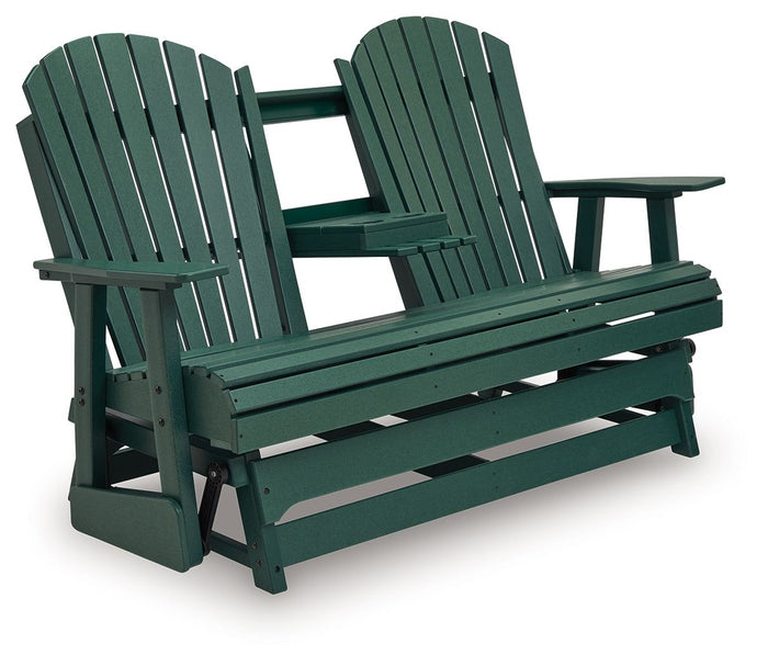 Shell Beach - Loveseat Glider - Green image 3