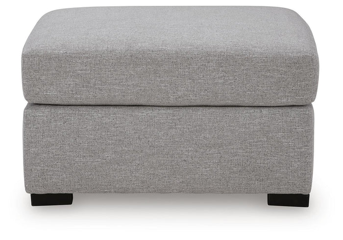UrbanCrest - Oversized Accent Ottoman - Pewter image 2