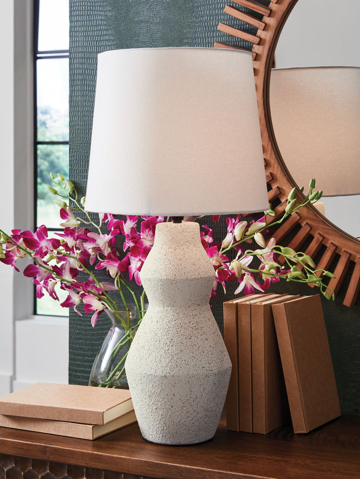 Dawthorne - Paper Table Lamp - Cream image 3