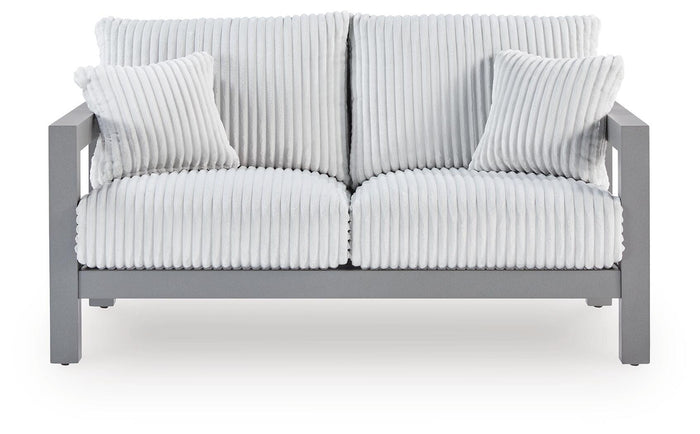 Hurley Park - Loveseat With Cushion - Gray image 1