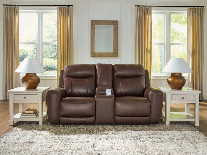 Gravier - Power Reclining Loveseat With Console / Adjustable Headrest - Cordova image 2