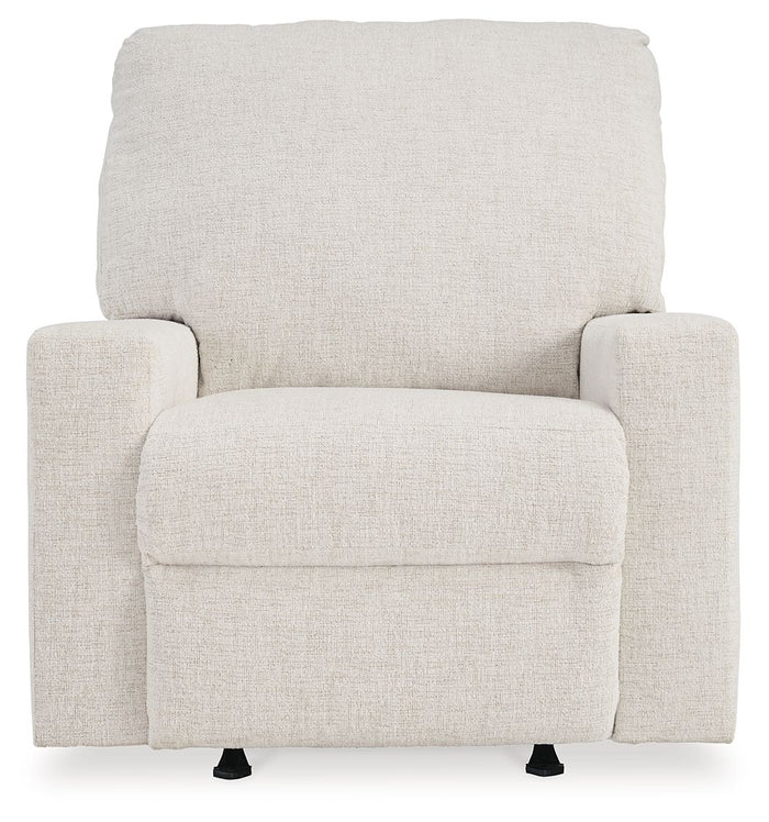Rannis - Rocker Recliner - Fabric - Snow image 2