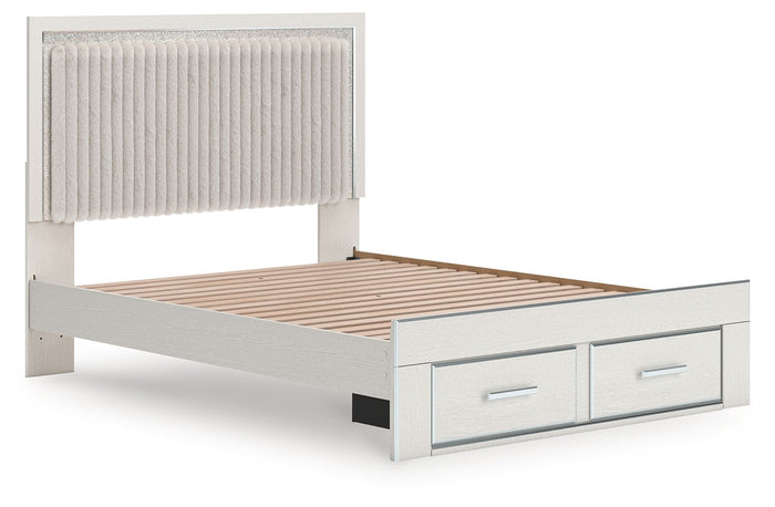 Zuraleus - Upholstered Panel Platform Storage Bed image 9