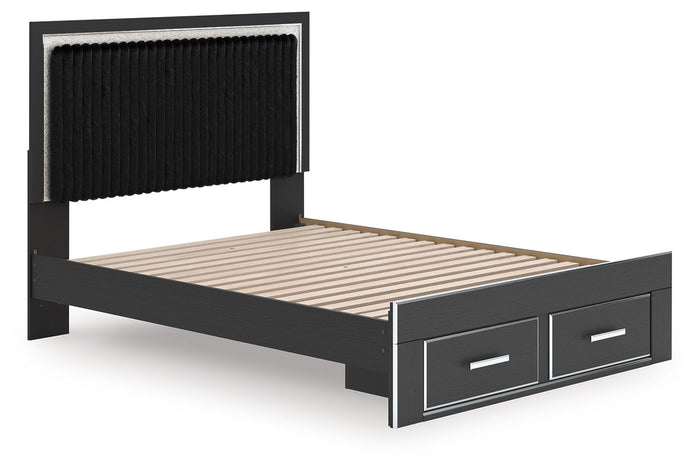 Zuraleus - Upholstered Panel Platform Storage Bed image 10