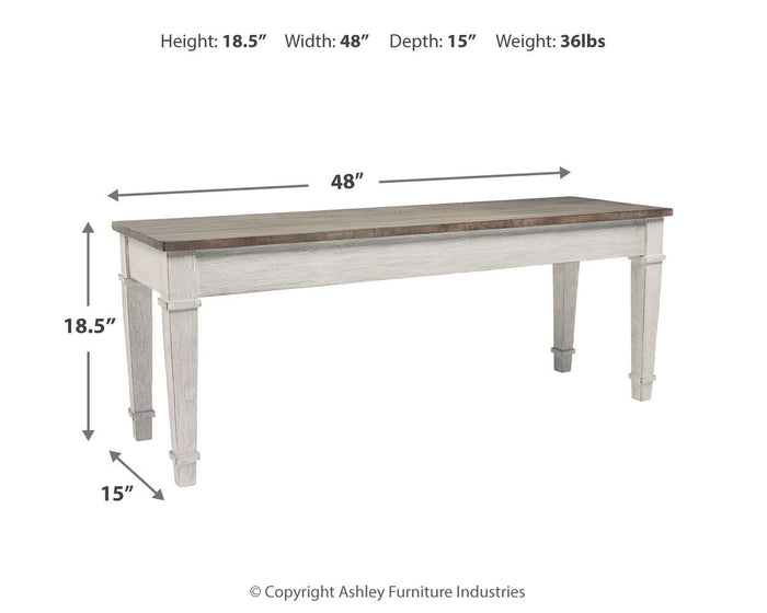 Skempton - Storage Bench - White image 2