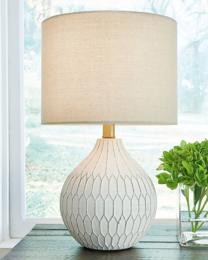 Wardmont - Ceramic Table Lamp  - White image 2