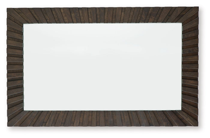 Advin - Accent Mirror - Dark Brown image 2