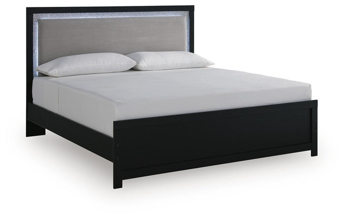 Maeling - Upholstered Panel Bed image 3