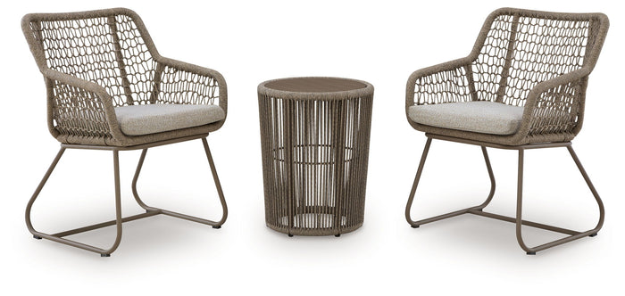 Majors Beach - Outdoor Table And 2 Chairs (Set of 3) - Beige image 1