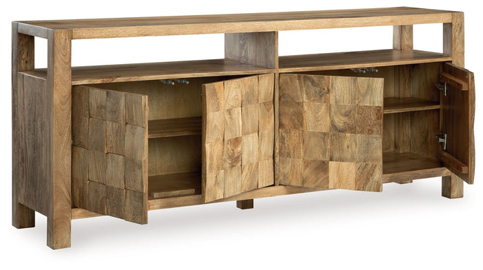 Hudwick - Accent Cabinet - Natural Brown image 2