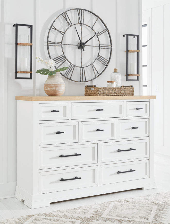 Ashbryn - Dresser - White / Natural image 2
