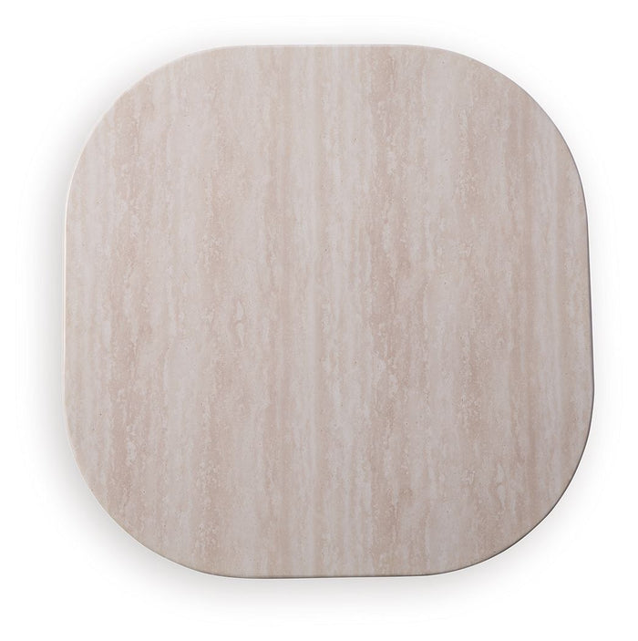 Dolan Creek - Square End Table - Beige / Brown image 2