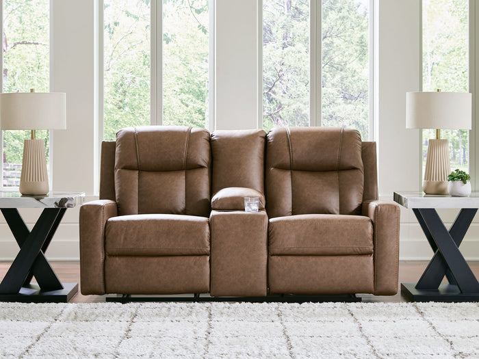 Mackmenville - Double Reclining Loveseat With Console image 6