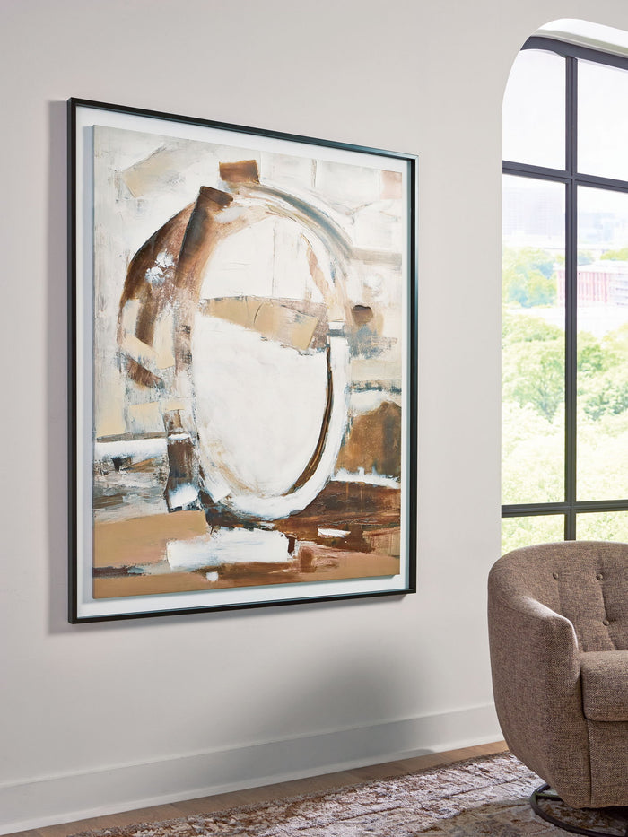 Bradlow - Wall Art - Brown / White / Black image 2