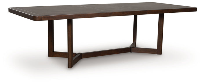 Dilenno - Rectangular Dining Room Extension Table - Dark Brown image 1