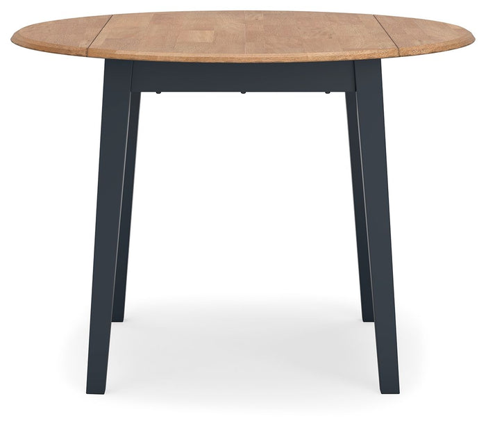 Gesthaven - Round Dining Room Drop Leaf Table Set image 9