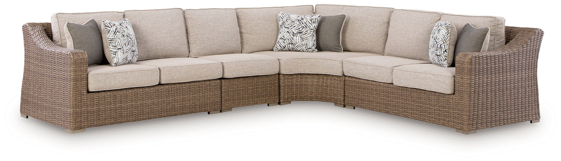 Beige / 4 Pc. Sectional