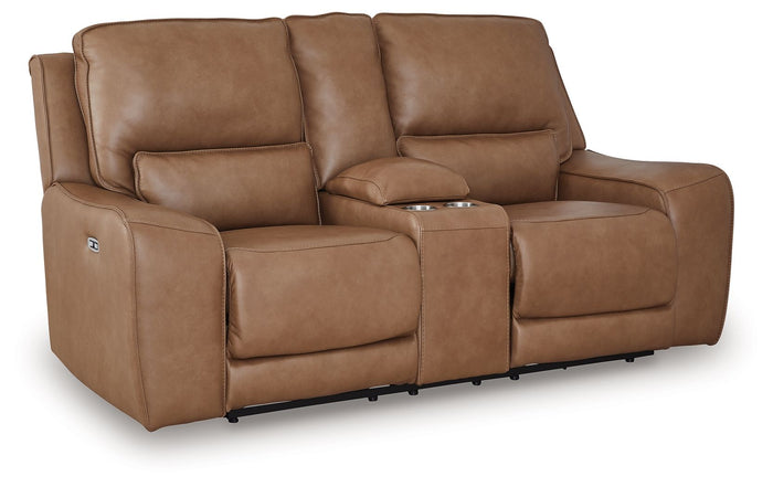 DeepWakes - Power Reclining Loveseat / Console / Adjustable Headrest image 1