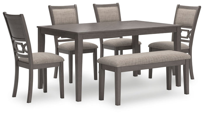 Wrenning - Dining Room Table Set (Set of 6) - Gray image 1