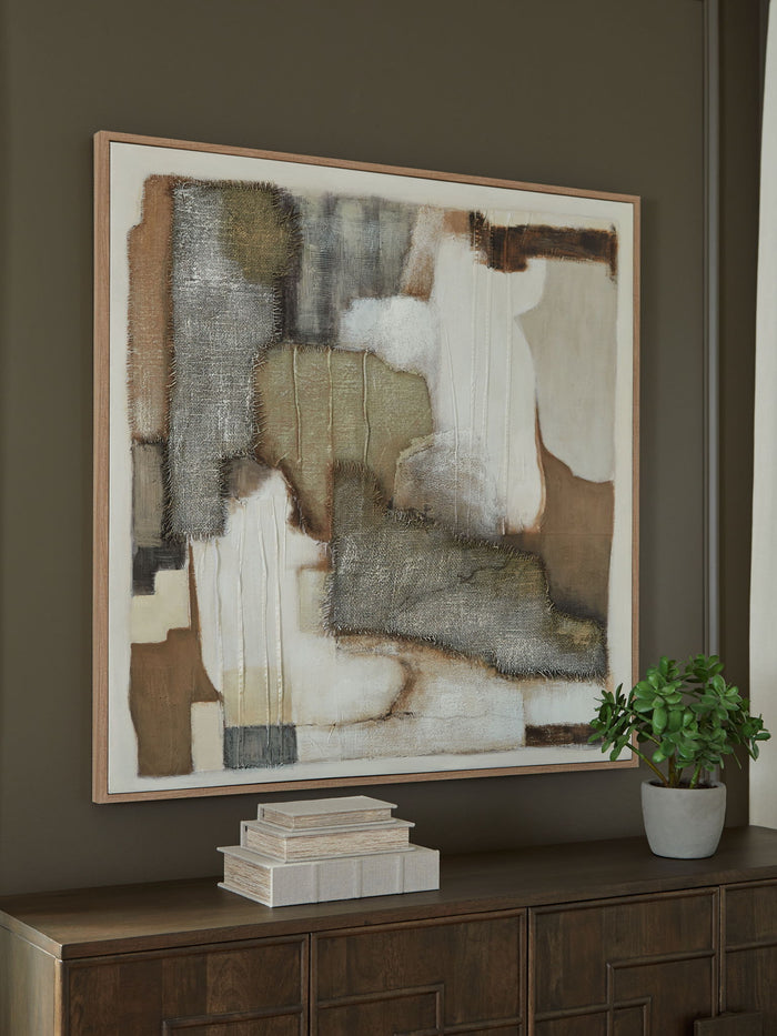Wylander - Wall Art - Tan / Brown / Gray image 3