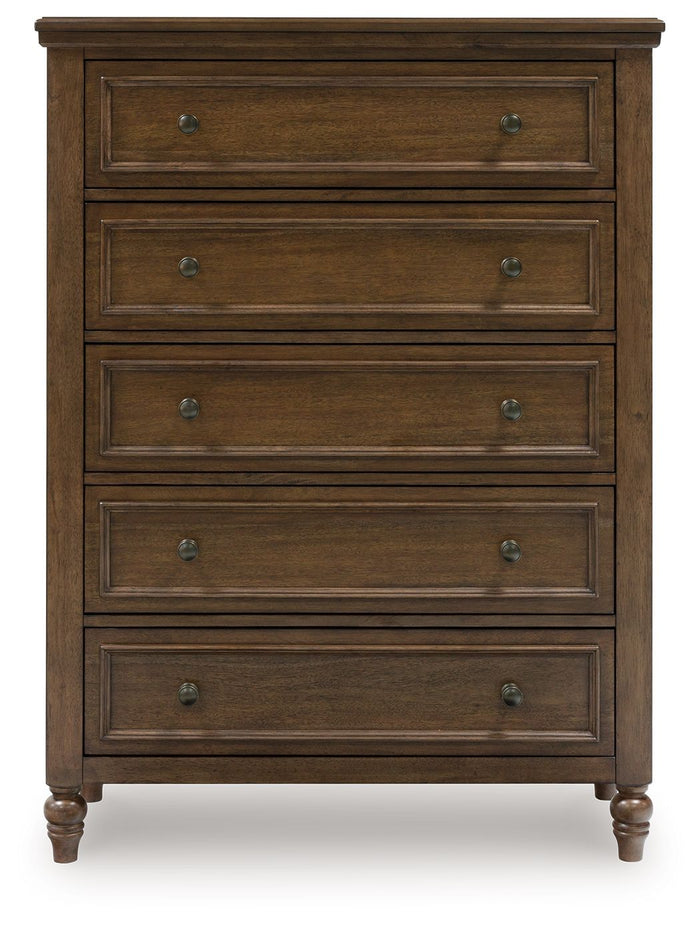Sturlayne - Five Drawer Chest - Brown image 2