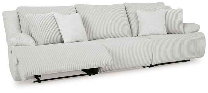 Top Tier - 3-Piece Sectional Sofa With RAF And LAF Recliner - Alloy image 3