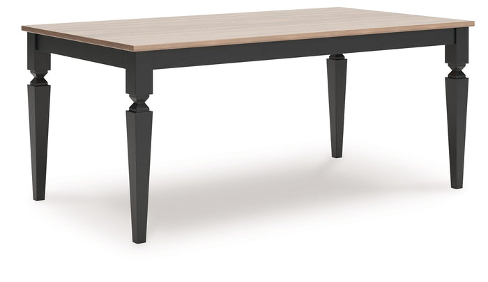 Brenkerton - Rectangular Dining Room Table - Grayish Brown / Black image 3